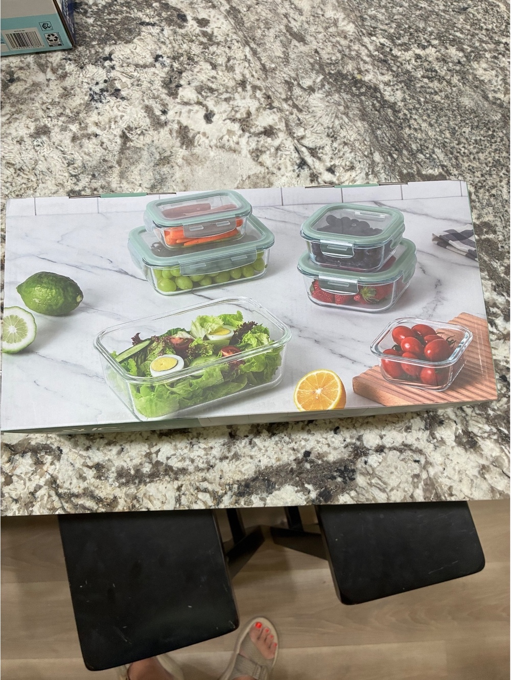 Cook With Color 12-Piece Glass Food Storage Containers with Lids